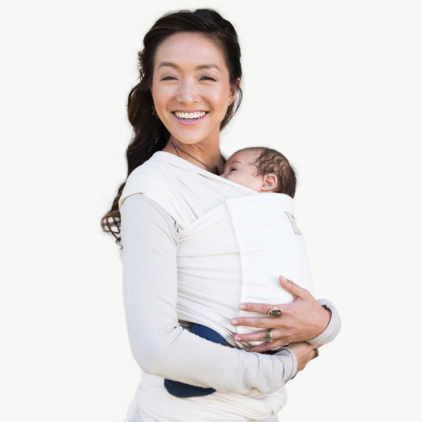 WINTER SALE 15% OFF! Pocket wrap carrier 100% organic - cream/vanilla & FREE Doll's wrap (valued at $19.95)