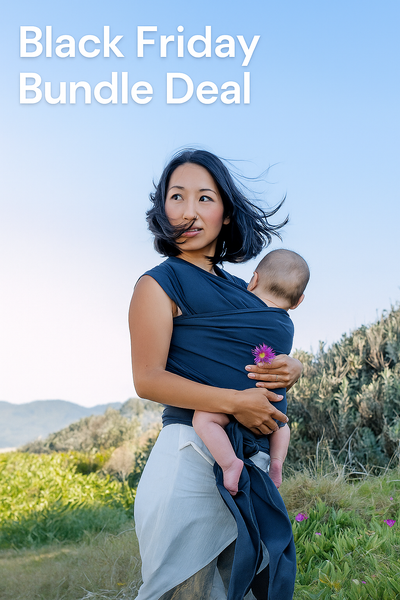 BLACK FRIDAY BUNDLE DEAL! Lightweight wrap + Doll's wrap + Baby rattle + DVD - valued at $152!!!