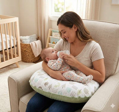 NEW! MUMBO Feeding & Positioning Pillow - FOREST ANIMALS