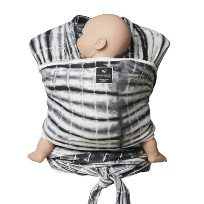 Lightweight wrap carrier 100% organic carrier - watercolour grey & FREE BABY EINSTEIN: Baby Mozart - Music Festival DVD (valued at $22.95)